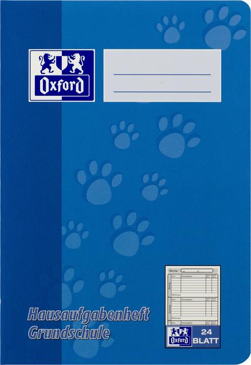 Actual product image Oxford Homework book (A5, Lined, Hardcover)