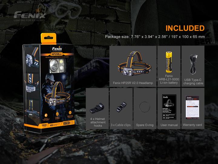 Immagine prodotto Fenix HP25R V2.0 LED (1600 lm)