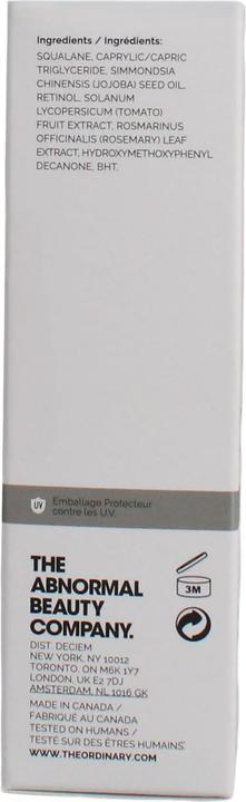 Actual product image The Ordinary Retinol 0.2% In Squalane (30 ml)