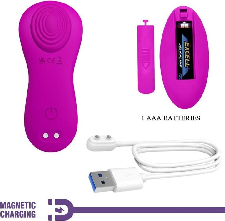 Produktbild Pretty Love Romario Auflegbarer Klitoris-Stimulator Mit Fernbedienung Rosa