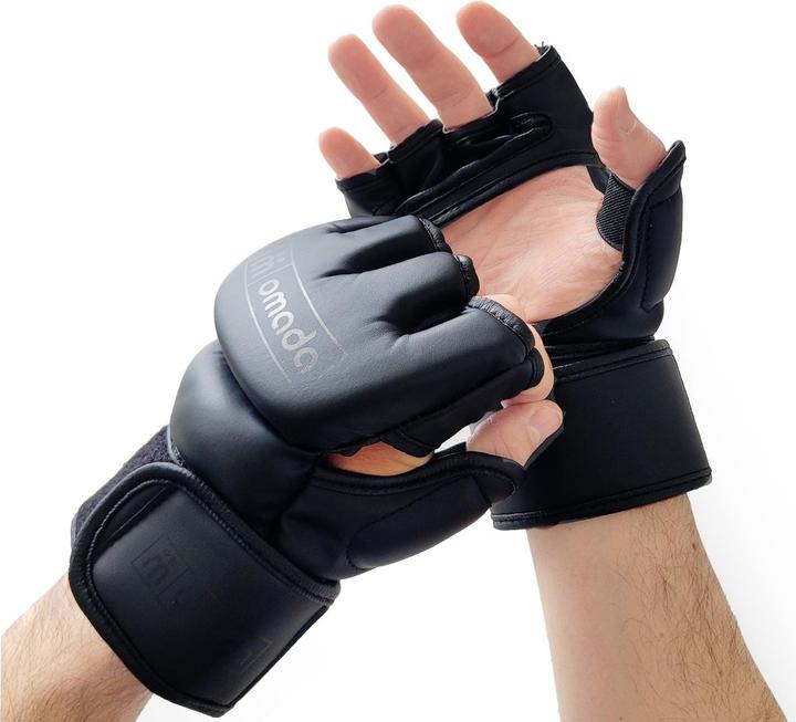 Actual product image Omada MMA Grappling Gloves Size L Adults (4 OZ, L)