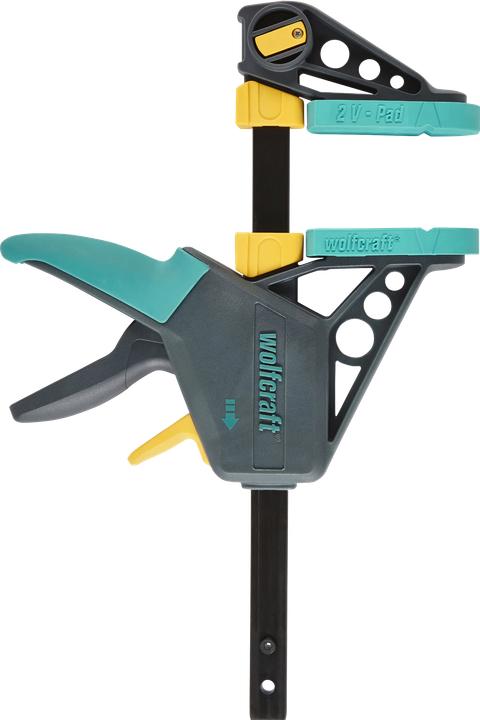 Actual product image wolfcraft 1 EHZ - One-handed clamp PRO 100/150mm (150 mm)