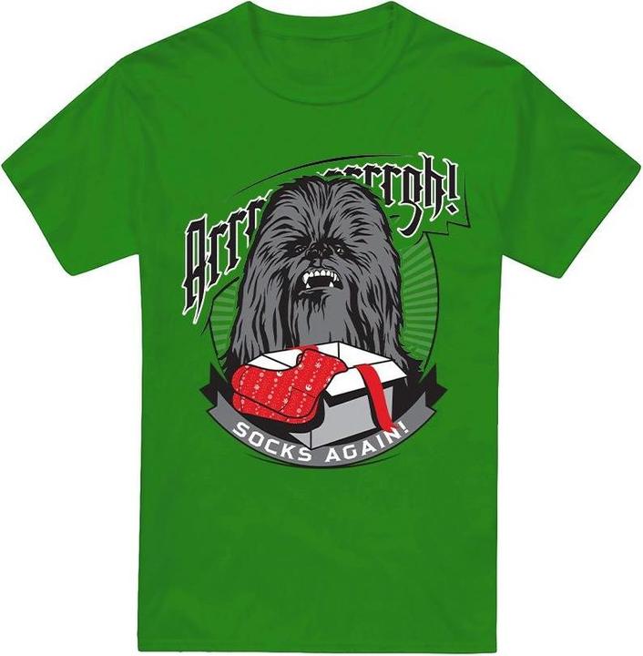 Produktbild Star Wars Arrrrgh! Socks Again! TShirt weihnachtliches Design (L)