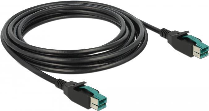 Produktbild Delock 85495 PoweredUSB Kabel Stecker 12 V (4 m)