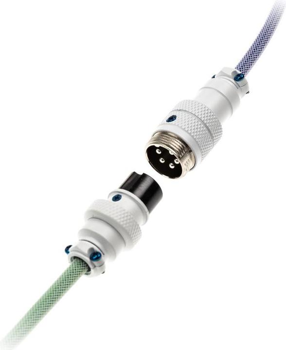 Produktbild Ducky Premicord Iris Spiralkabel, USB Typ C auf Typ A - 1,8m (1.80 m, USB 2.0)