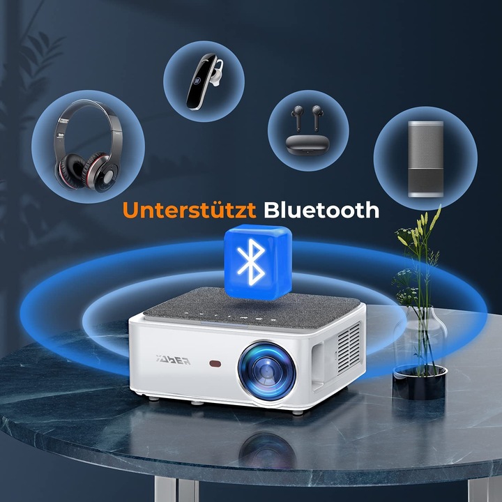 Actual product image Yaber V6 Home Cinema Projector (Full HD, 8500 lm, 1.5:1)
