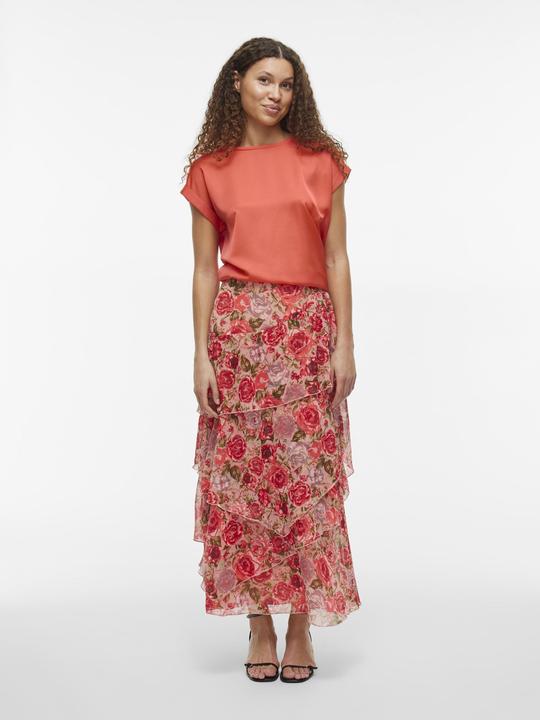 Actual product image Vila Round neckline top with short sleeves (44)