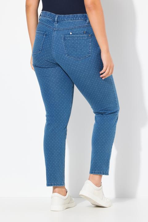 Produktbild Ulla Popken Jeans Sarah, Punkte, schmales, konisches Bein (60)