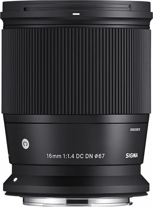 Immagine prodotto Sigma 16mm F1,4 DC DN | Contemporary (Canon RF) (Canon RF, APS-C / DX)