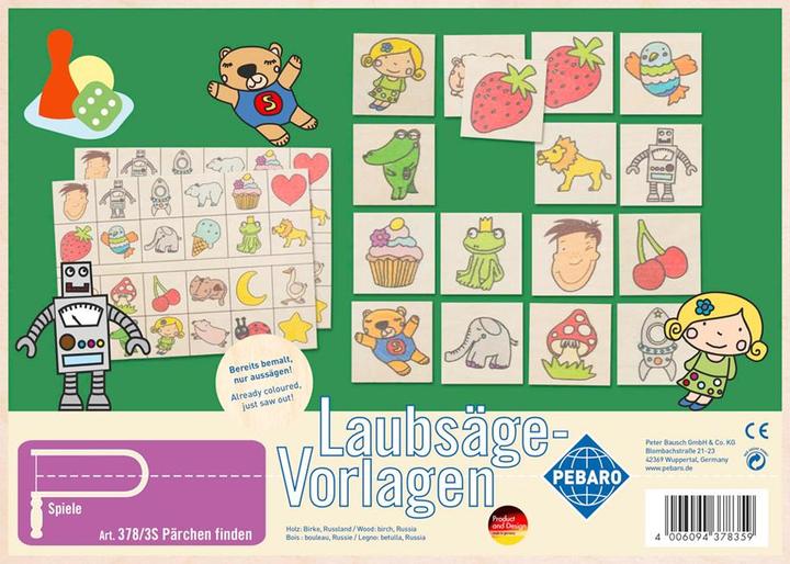 Produktbild Pebaro Laubsägevorlage "Pärchen finden"