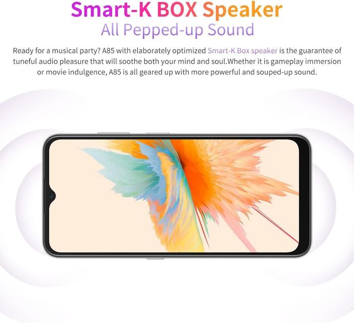 Produktbild Blackview A85 8/128GB 4G/NFC (128 GB, Noir, 6.56", Dual SIM, 4G)