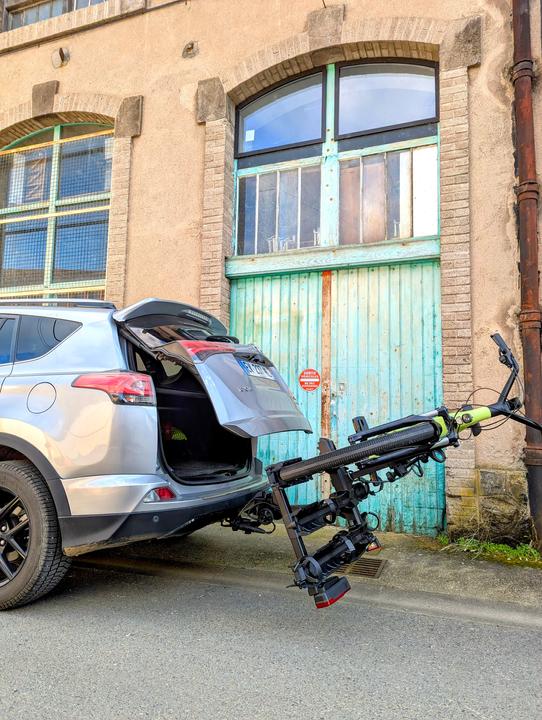 Actual product image BuzzRack E-Scorpion PRO 3 porte-vélo pliable 3 vélos électriques