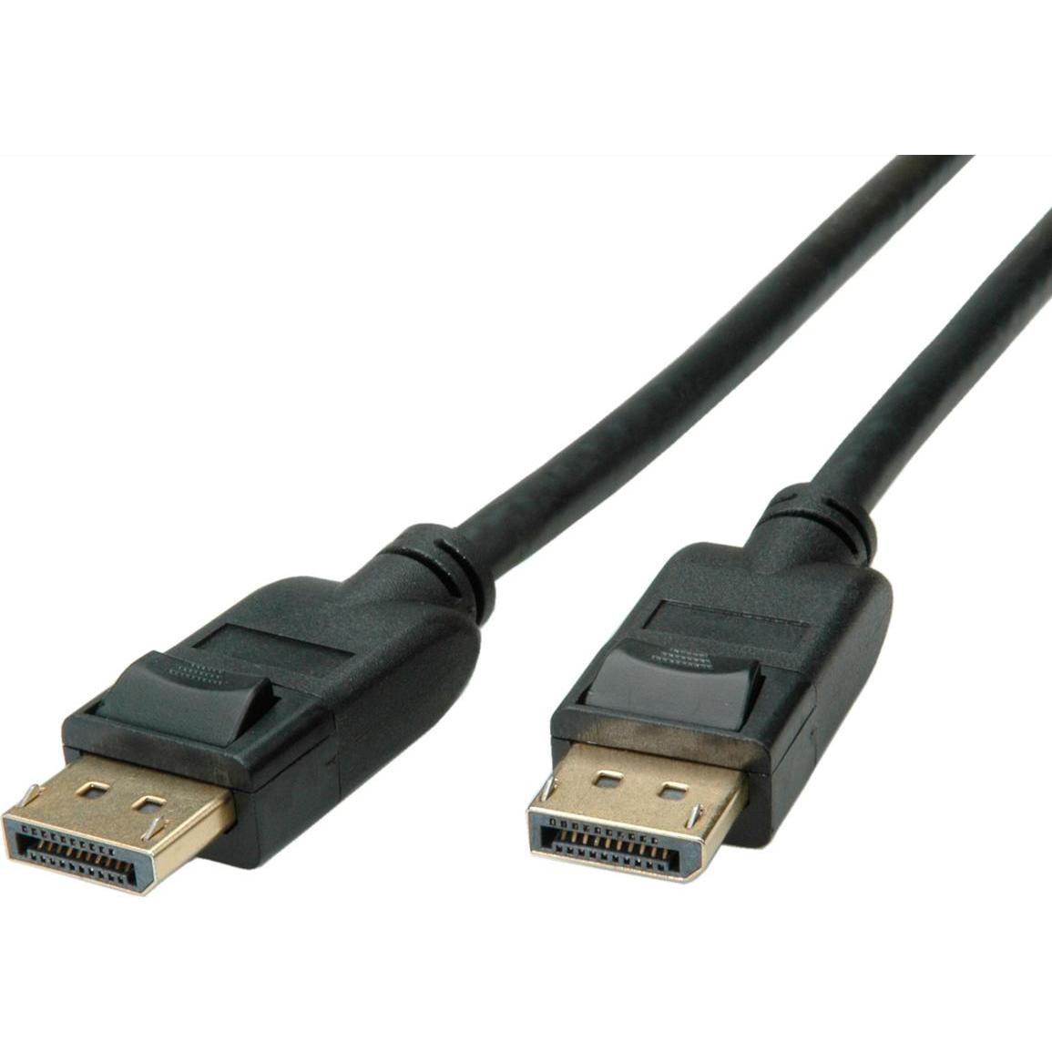 Roline DisplayPort Kabel, v1.4, DP ST - ST (2 m, DisplayPort), Video Kabel