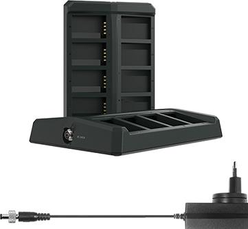 Actual product image Hollyland Solidcom C1 8-Slot Battery Charging Case