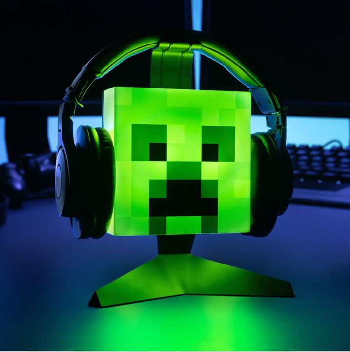 Immagine prodotto Paladone Products MINECRAFT - Tete de Creeper - Supporto per cassa con lampada