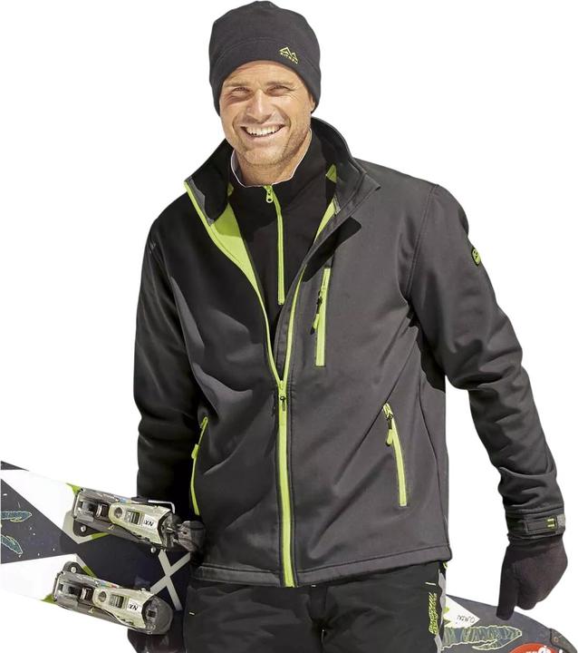 Actual product image Atlas For Men Mens Microfleece Lined Water Repellent Soft Shell Jacket (3XL)