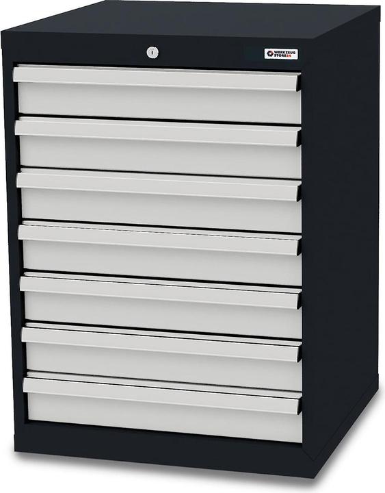 Produktbild Werkzeugstore24 Schubladenschrank Schubladen: 7 x 100 B x T x H 600 x 575 x 820 mm - -100193 (60 cm, 82 cm)