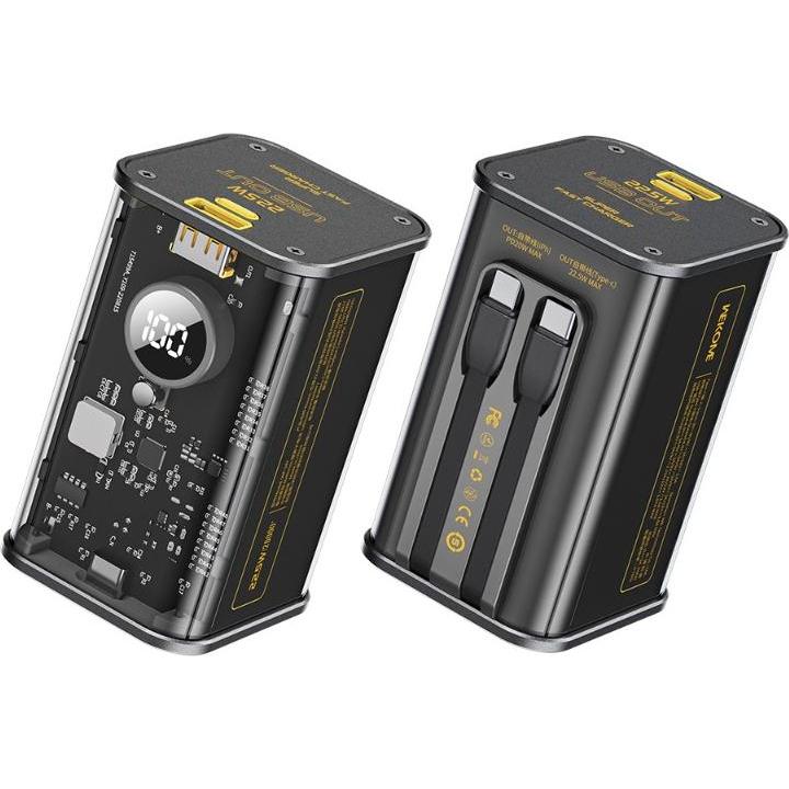 Wekome Power bank Super Fast Charging (20000 mAh), Powerbank, Schwarz