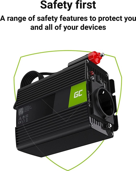 Immagine prodotto GreenCell Inverter per auto di tensione
