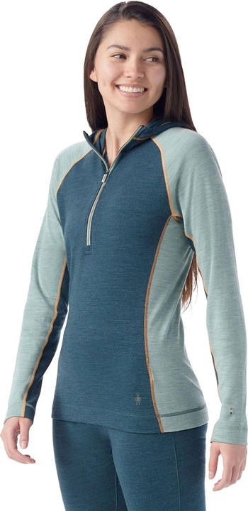 Produktbild Smartwool Women's Classic Thermal Merino Base Layer 1/2 Zip Hoodie Boxed (XS)