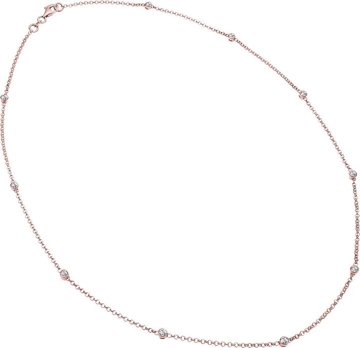 Immagine prodotto Elli Collana Solitario Cristalli di base Argento 925 (Cristallo di vetro, Argento 925, 45 cm)