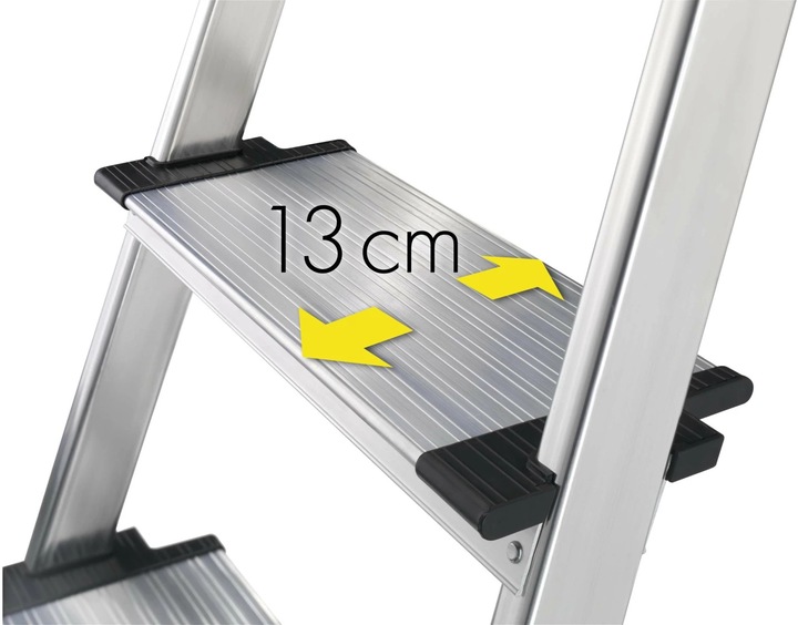 Image du produit Hailo Échelle ménagère en aluminium XXL (Échelle deux plans, 233 cm)