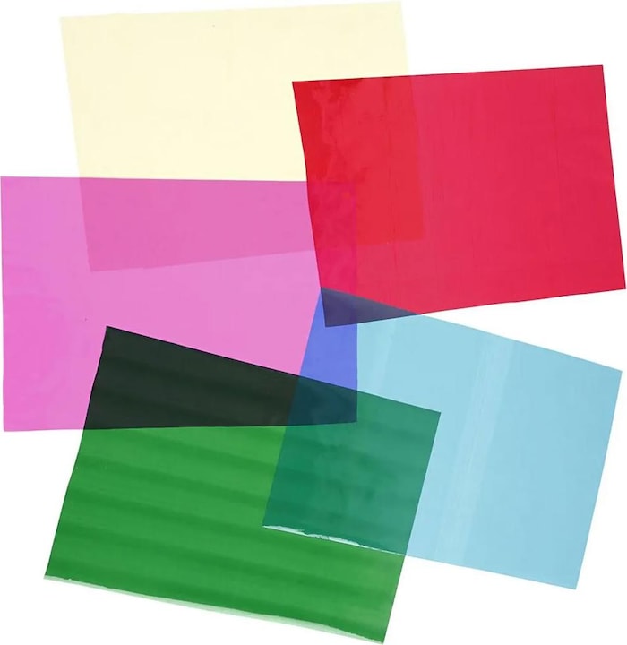 Image du produit Creativ Company Cellofaan Film Vellen Gekleurd, A4, 100pcs. (100 x)