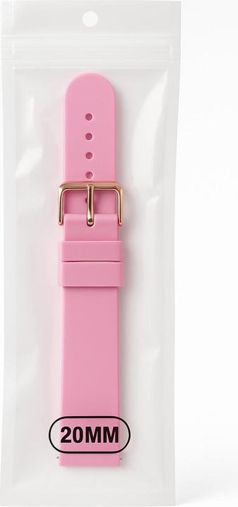 Productafbeelding Marka Niezdefiniowana Siliconen bandje voor Huawei Watch GT2 / GT3 42mm - Roze (Silicone)