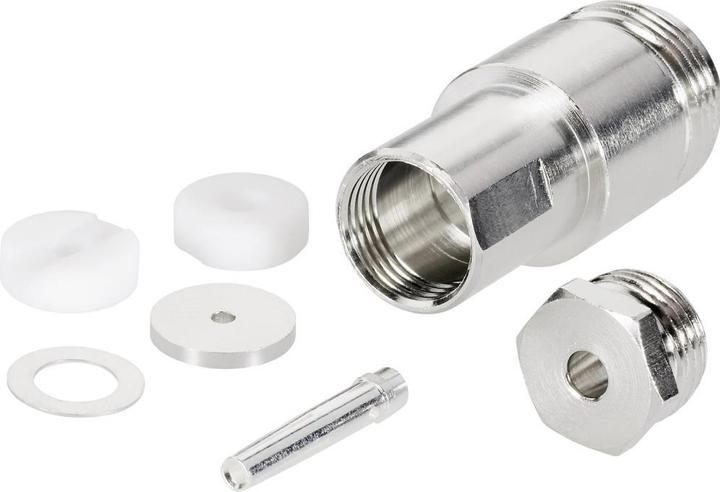 Actual product image Telegärtner N female cable connector crimp G05 solder/crimp, B0905, G05 (RG-223/U), RG-142 B/U,1.0/2.95 AF
