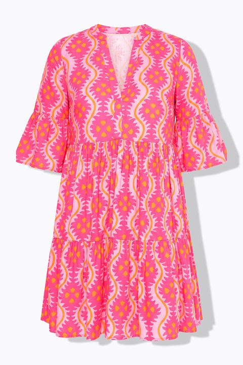 Image du produit Studio Untold Robe courte évasée, imprimé, volants (50, 52)