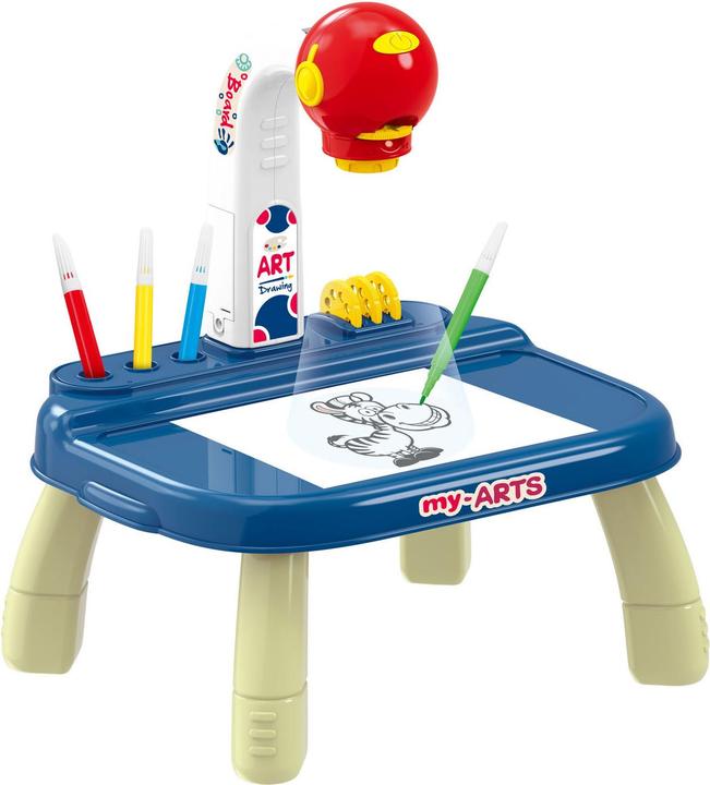 Tavolo di proiezione per disegni blu