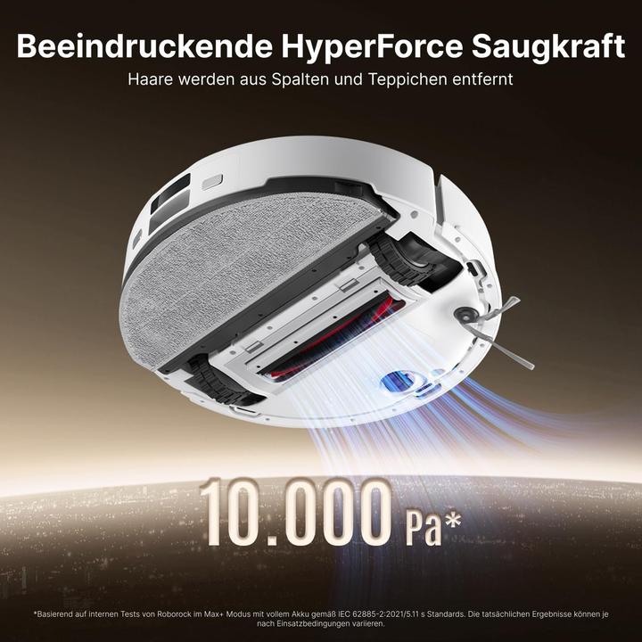 Produktbild Roborock Q10 PF+ Saugroboter mit Wischfunktion,Dual Anti-Tangle System,Auto Lifting Mopping,10000Pa (Saugroboter)