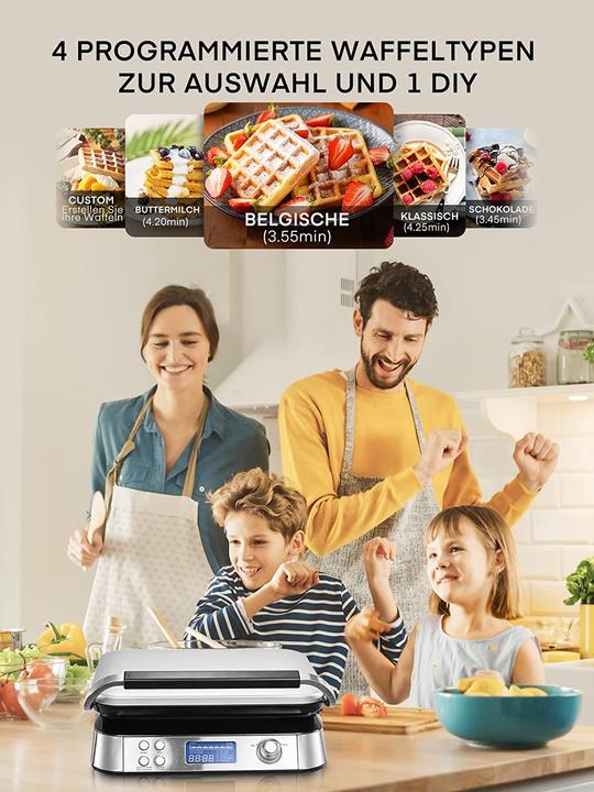 Produktbild Fohere Waffeleisen, Silber