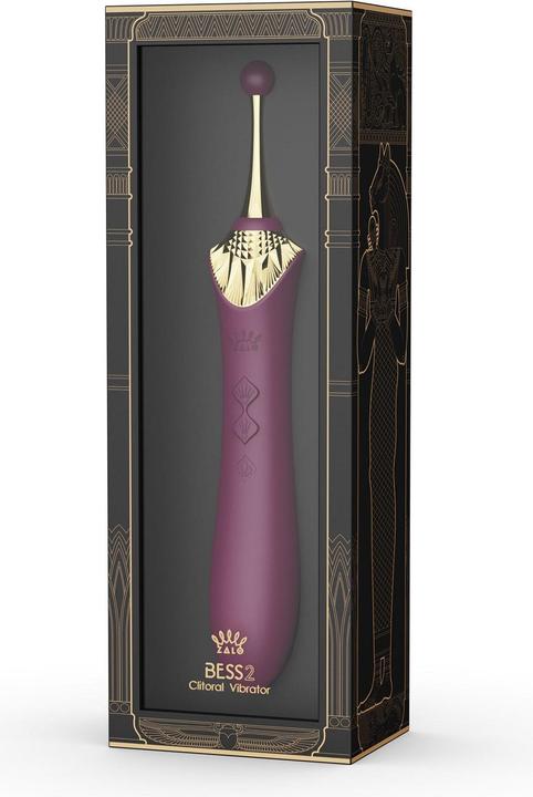 Actual product image Zalo Bess 2 Clitoral Massager Velvet Purple