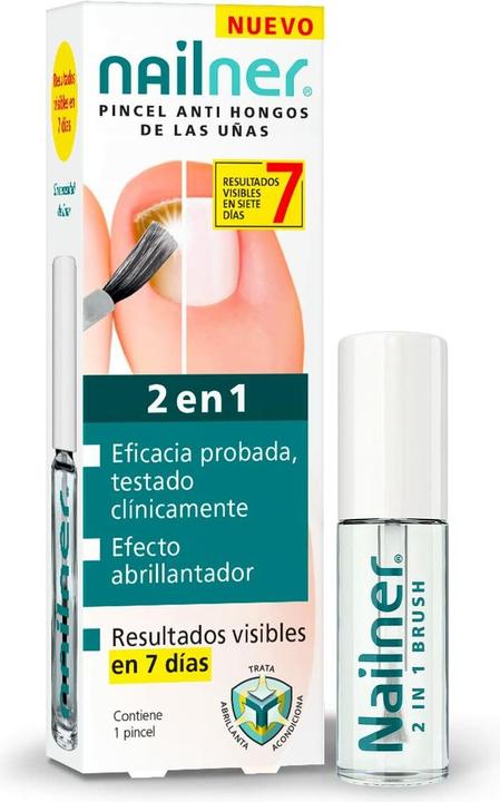 Produktbild Nailner Brush 2 In 1 Anti-Pilz-Nagelbürste - 5 Ml