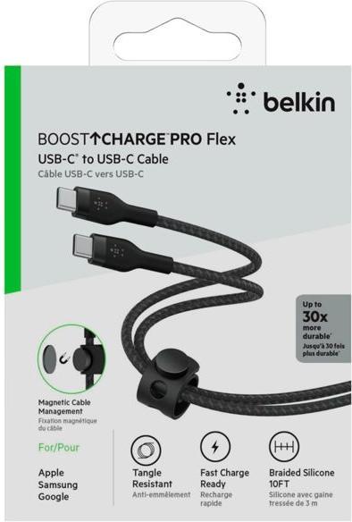 Produktbild Belkin USB C — USB C (3 m, USB 2.0, 60 W)