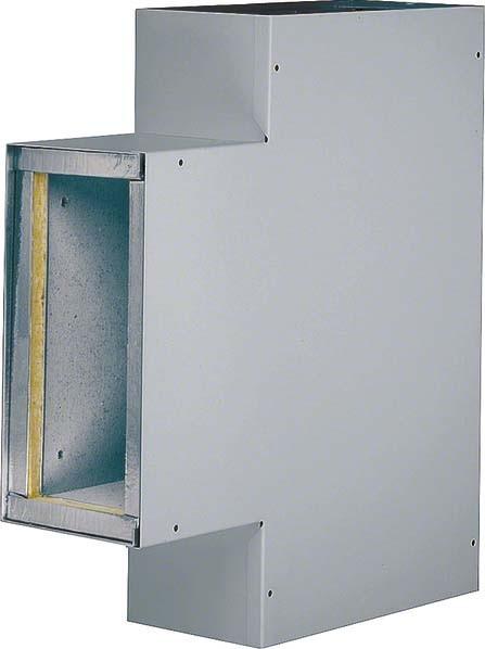 Actual product image Hager TEH R3066VERZ T-piece FWK 3E E30 100x260mm galvanised (45 cm)