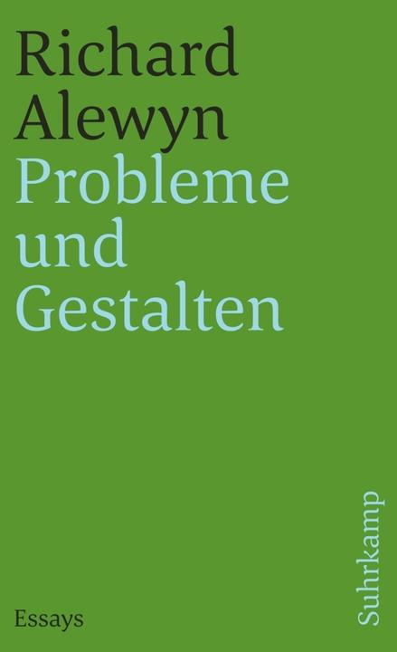 Produktbild Probleme und Gestalten (Deutsch, Richard Alewyn, 1983)