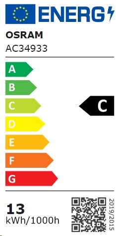 Energie-Label Osram LED-Tube (G13, 23.10 W, 3700 lm, 1 x, C)