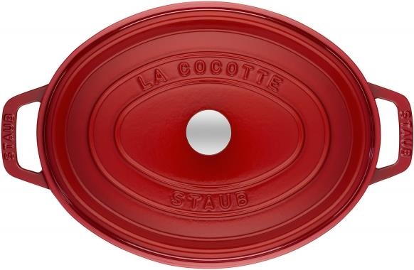 Produktbild Staub Bräter oval kirschrot (23 cm, Bräter + Schmortopf, Gusseisen, Emaille)