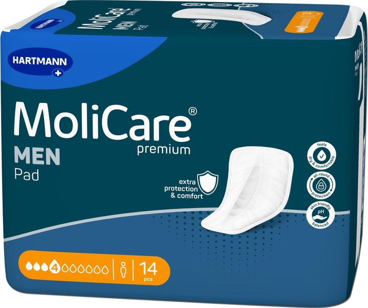Actual product image MoliCare MEN PAD 4 Incontinence pad (14 x)