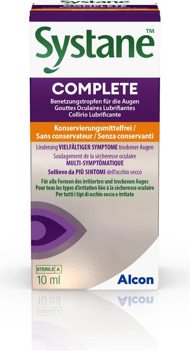 Produktbild Systane Complete Benetzungstropfen (10 ml, Complete ohne Konservierungsmittel 10 ml)