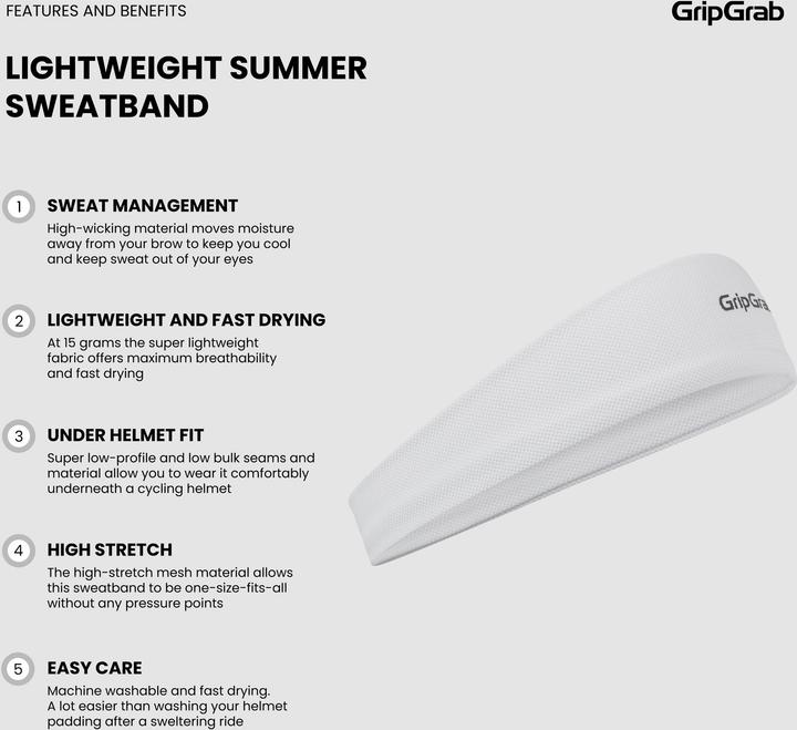 Produktbild GripGrab Summer Sweatband