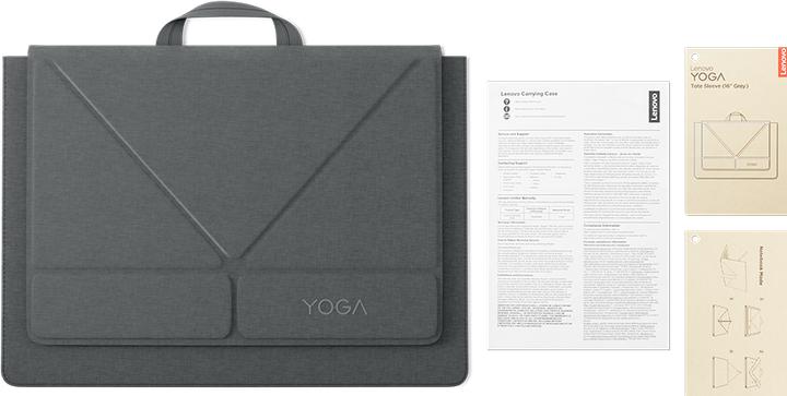 Produktbild Lenovo Laptop Bag Accessories Yoga Tote Sleeve (16" Grey) | (16", Lenovo)