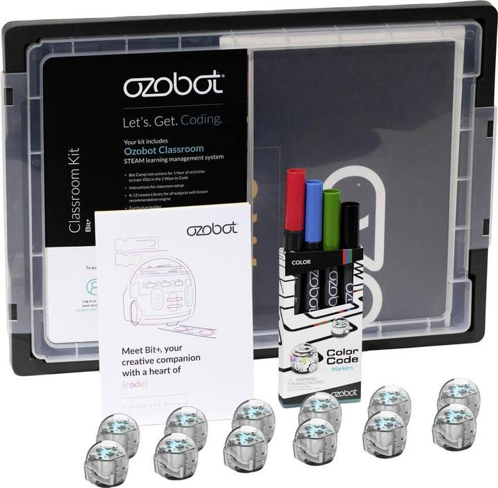 Image du produit Ozobot Kit scolaire MINT Coding Robots Bit+ Classroom Kit 12 Robots