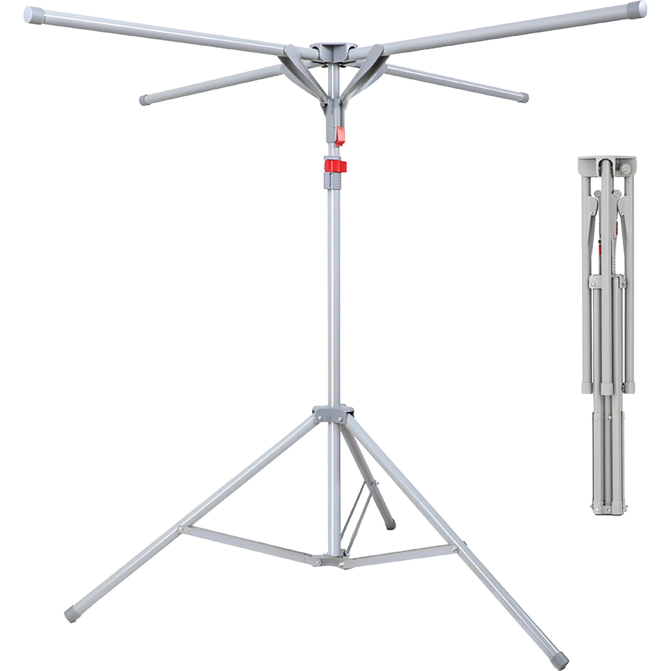 Relaxdays Wäscheständer klappbar, Stendibiancheria, Grigio