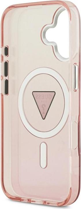 Immagine prodotto Guess Case Magsafe IML Gradient Case With Print Triangle Logo & Silver Metal Camera Buttons For iPho (Apple iPhone 17)