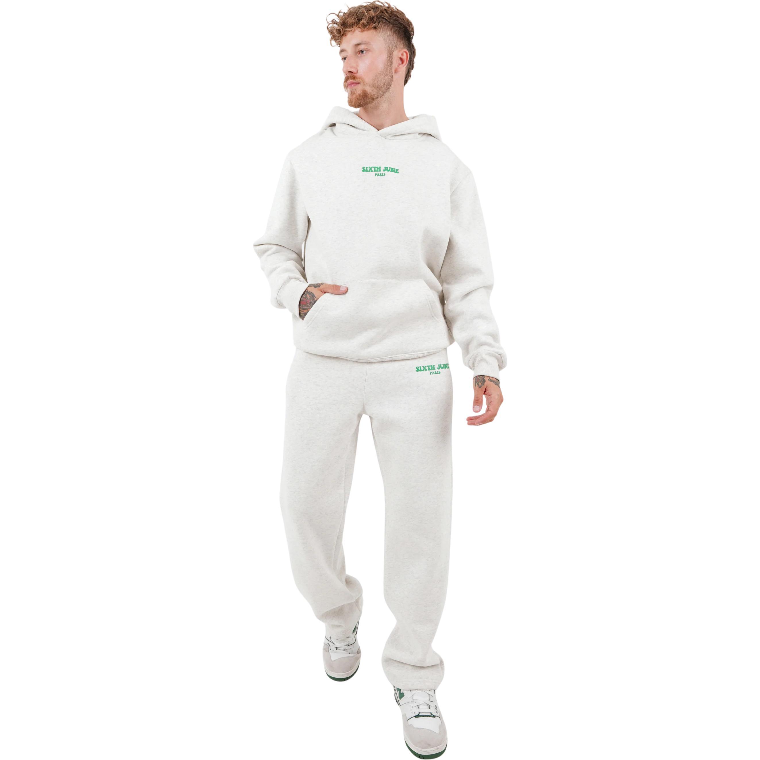 Thumbnail - Sixth June, Herren, Hosen, Retro-Print-Jogginghosen, Grau, (L)