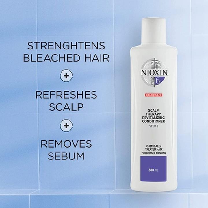 Actual product image Nioxin System 6 Scalp Therapy Revitalising Conditioner odżywka do włosów poddanych zabiegom (300 ml)