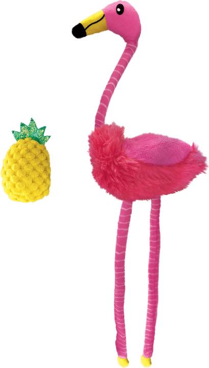 Produktbild KONG Tropics Flamingo 2-Pack (Plüschspielzeug Katze)